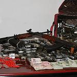 Drugs, cash and guns seized in Tripoli gang crack-down