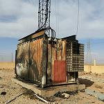 Vandals trash another isolated cellphone base station