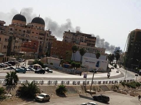 smoke from burning hashish