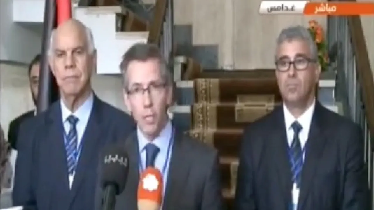 UMSMIL's Leon at end of September's peace talks in Ghadames
