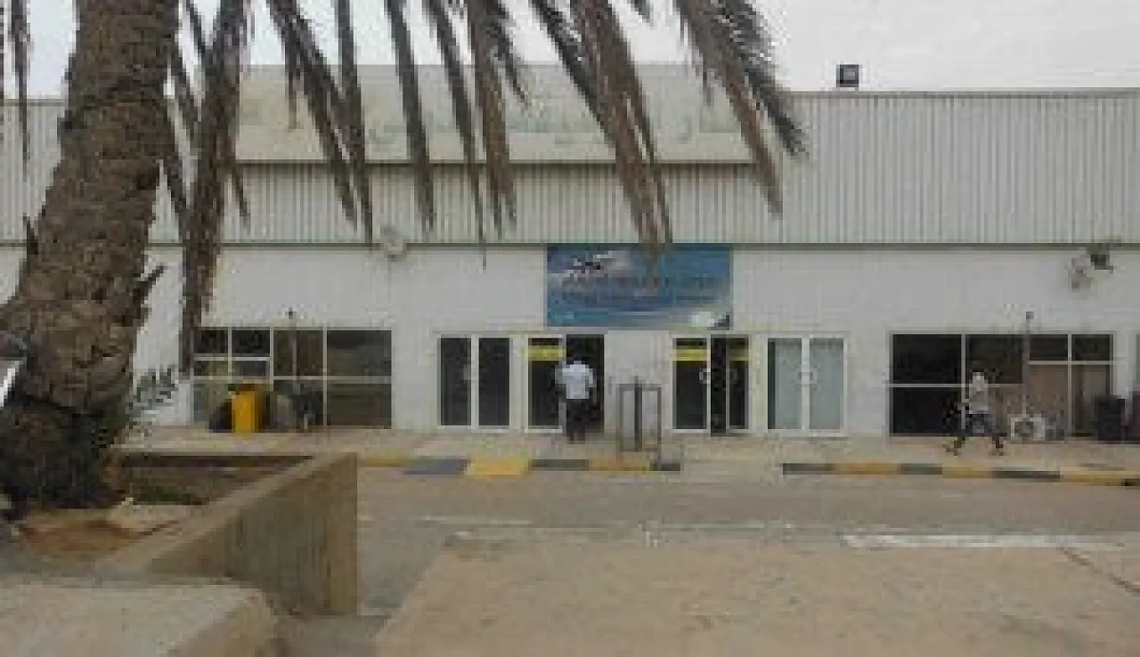 Mitiga Airport entrance (Photo: Libya Herald)