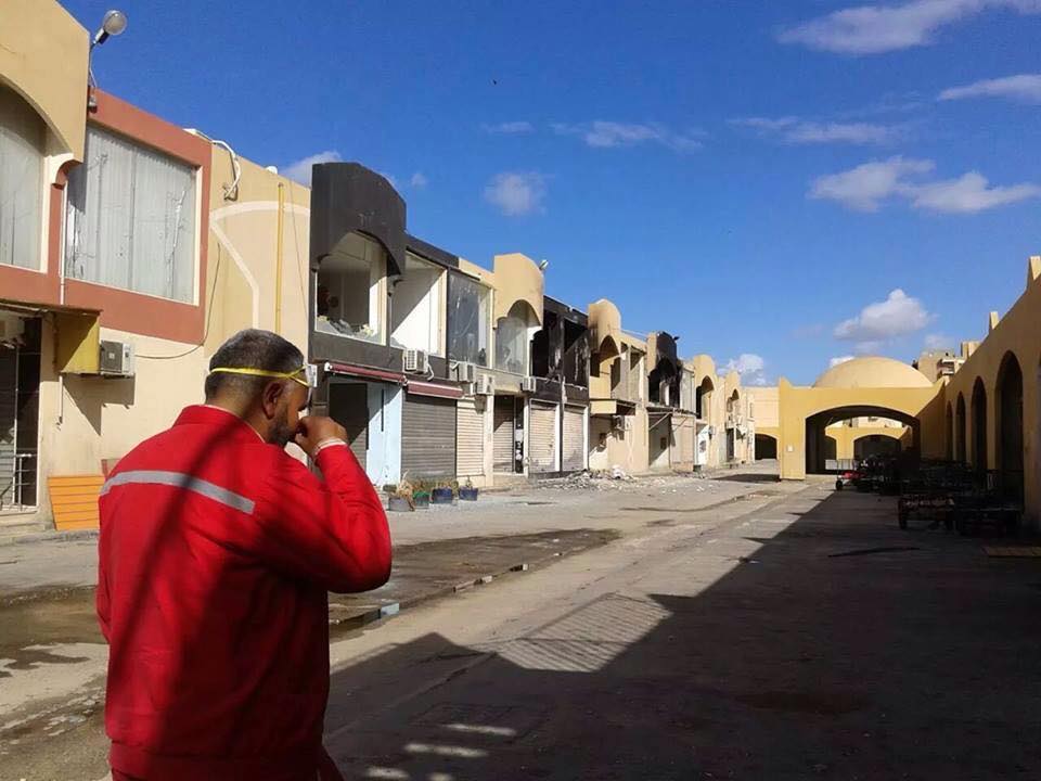 Benghazi food market getting back to business after missile strike