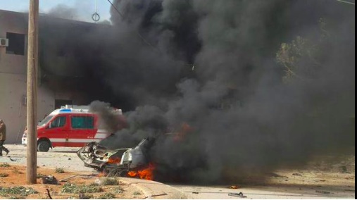 Car bomb explodes outside Adjabiya Security Directorate
