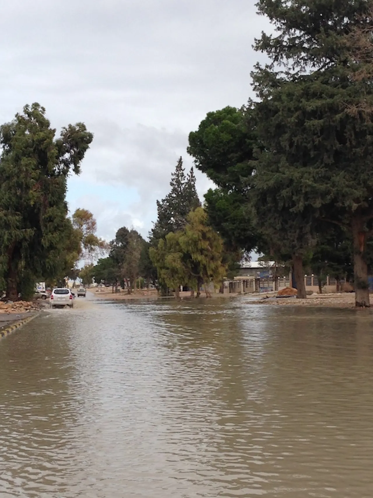 Roads in Swani were amongst the worst affected
