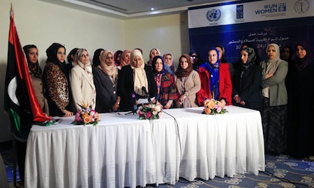 Libyan women demand ceasefire and talks - the only way to peace
