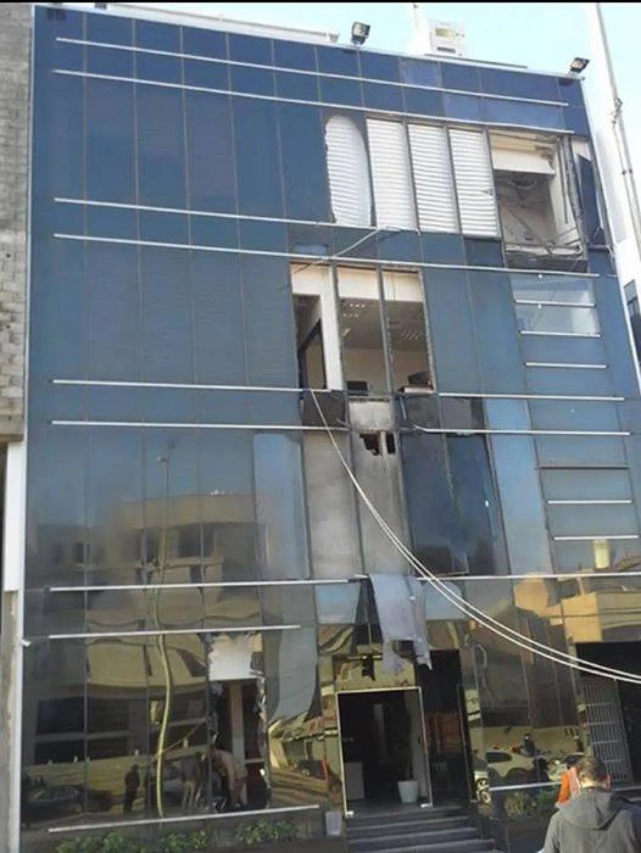 Al-Naba TV this morning after the attack (Photo:  social media)