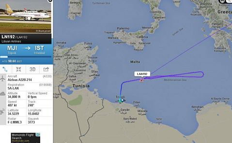 Egypt closes airspace to Libyan planes, forces flight back to Mitiga airport
