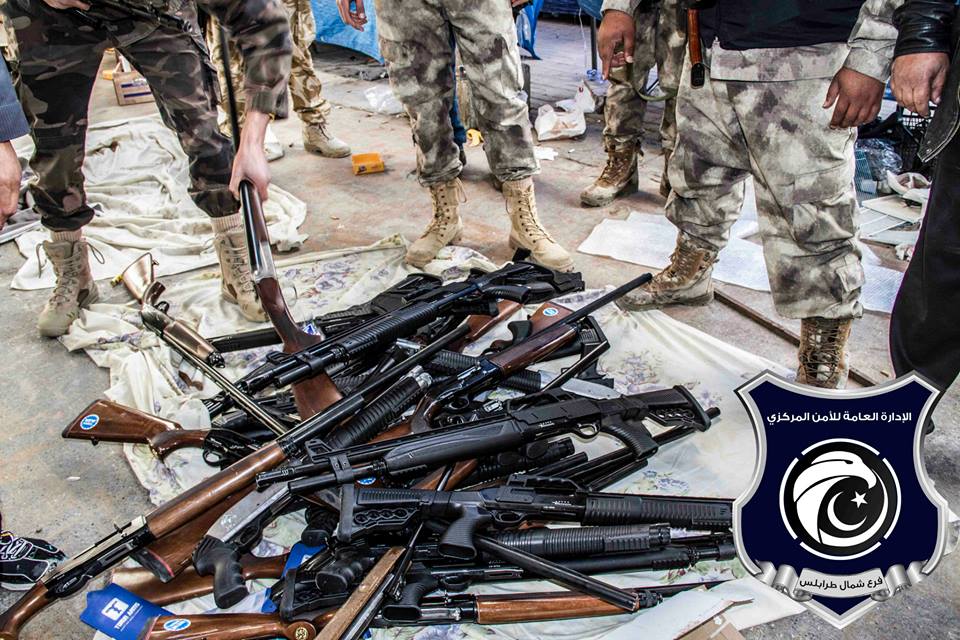 Central Tripoli firearms raid by police