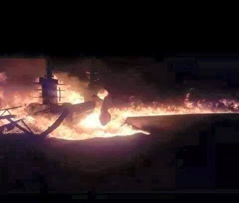 Dahra oilfield reported taken by IS