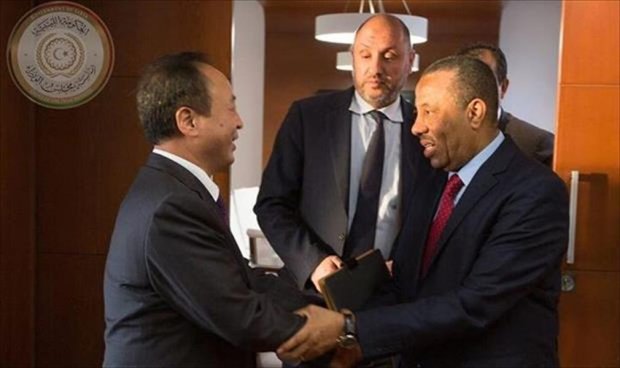 Thinni talks contracts with Chinese in Tunis