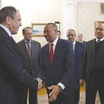 In Moscow, Thinni accuses West of supporting Muslim Brotherhood calls on Russia and China to support Libya