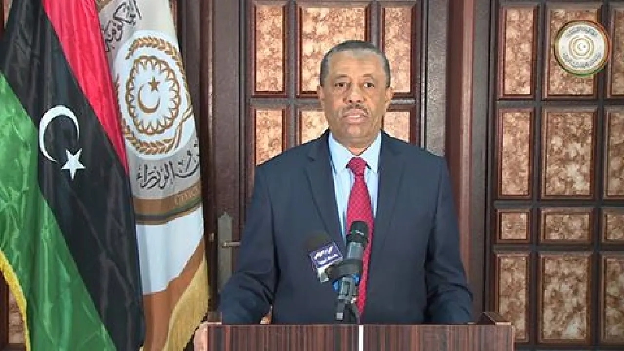 Beida-based Prime Minister Abdullah Thinni's government has drastically cut diplomatic postings abroad (Photo: Government FB page).