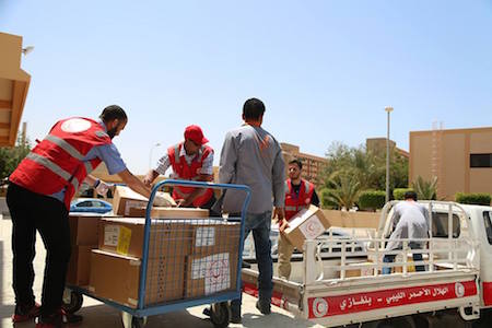 Benghazi Medical Centre receives much needed supplies