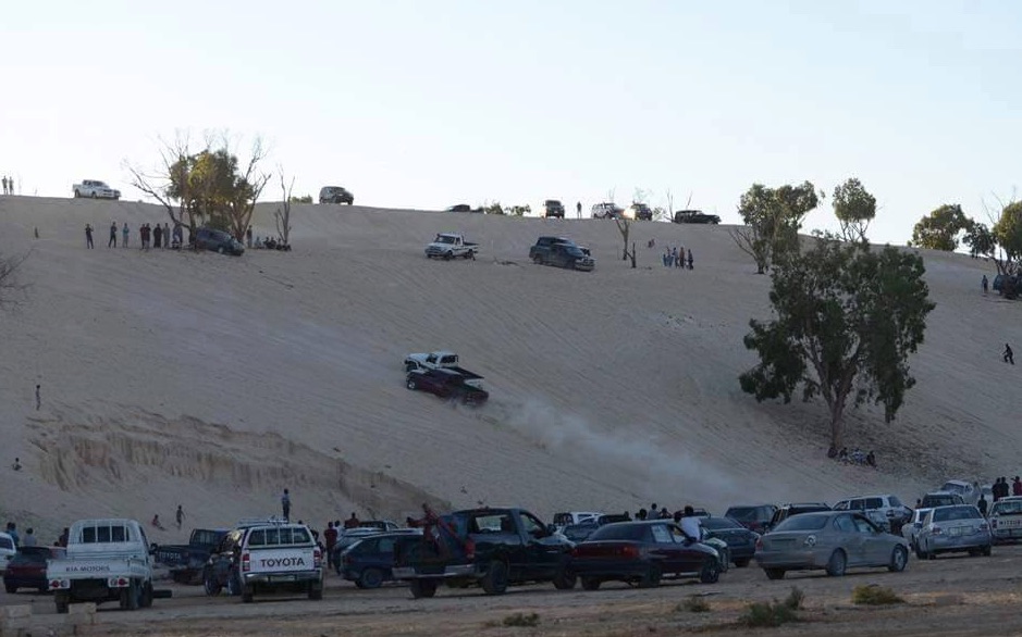 Ajdabiya's dune-climbers