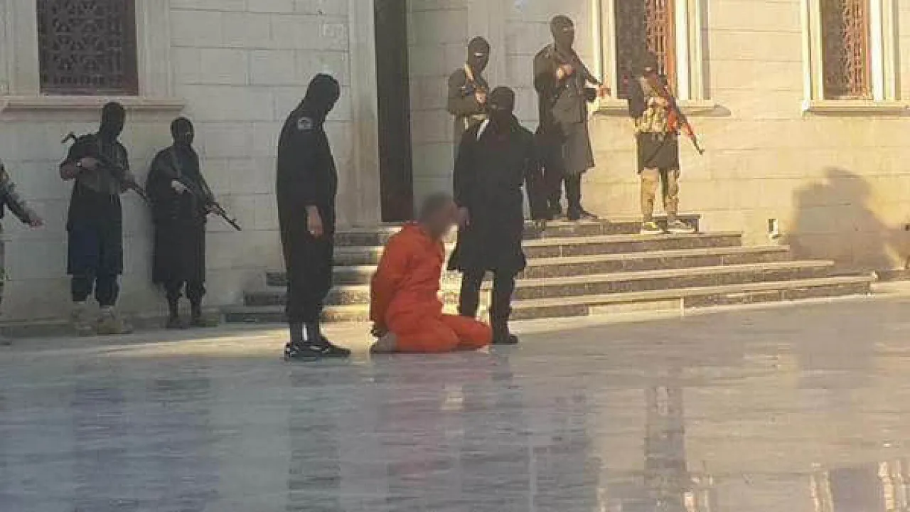 IS derna execution blurred