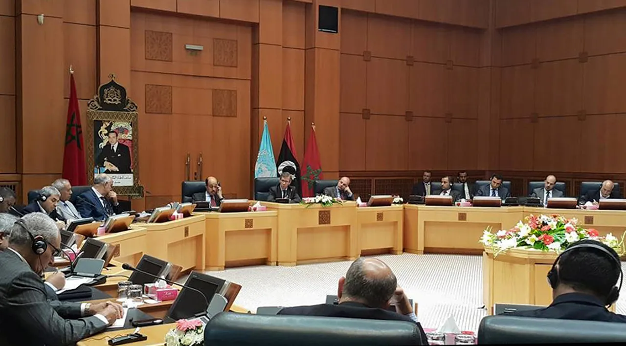 Delegates meeting in  Skhirat last week (Photo UNSMIL)