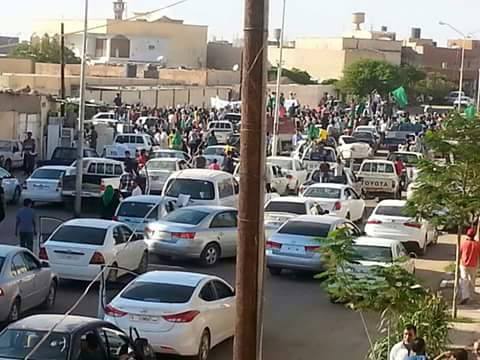 Anti-Saif Al-Islam death verdict protests in Fezzan
