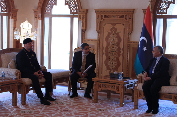 Abu Sahmain meets with prominent Russian Chechen politician