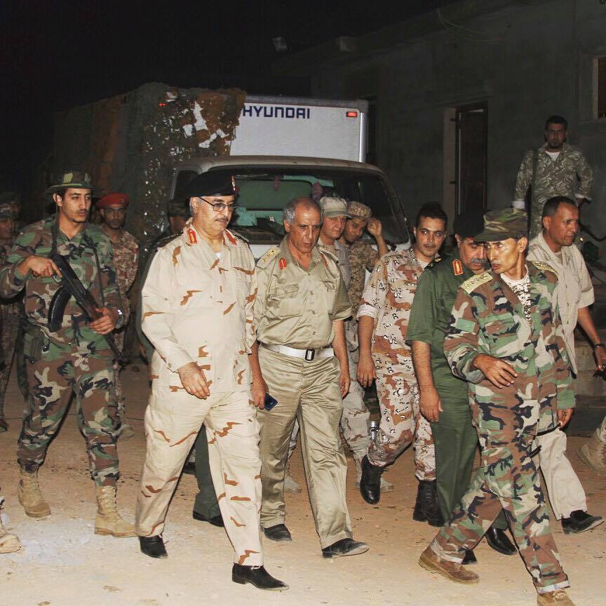 Hafter visits Benghazi front line: "Victory in three weeks"