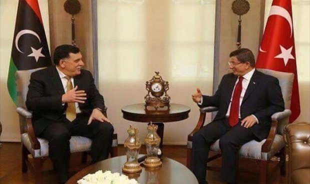 Serraj confers with Turkish PM in Ankara