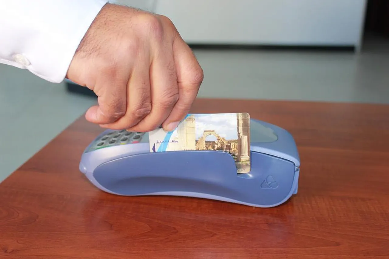 Jumhouria bank launches electronic POS payment system (Photo: Jumhouria bank).