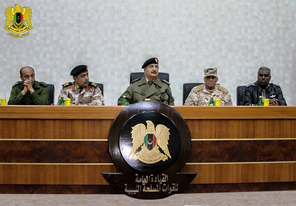 Military top brass review Benghazi operations