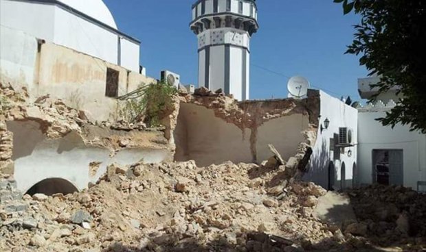 Vandals attack Tripoli's historic Mizran Mosque, wreck second mosque on Corniche