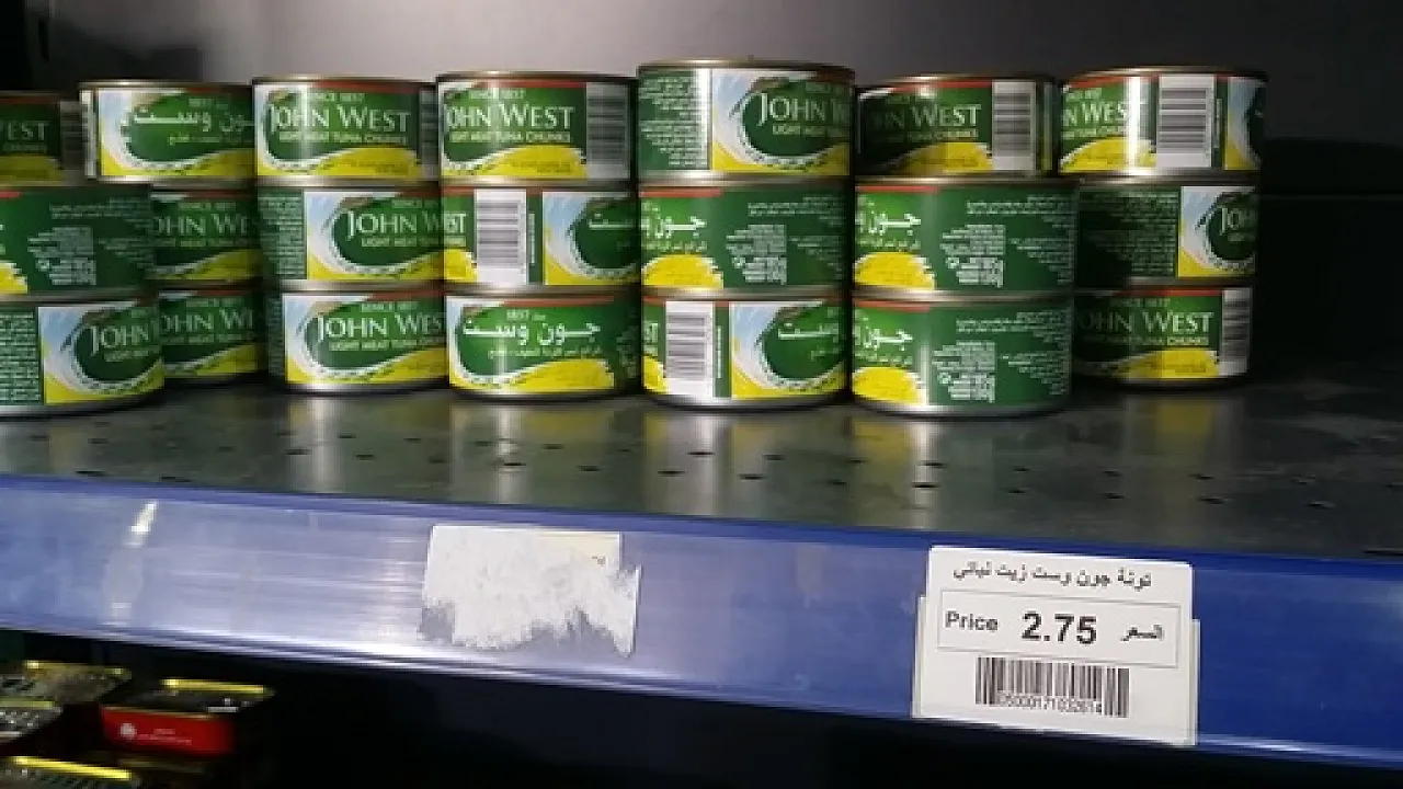 John West tuna (Libya Herald).