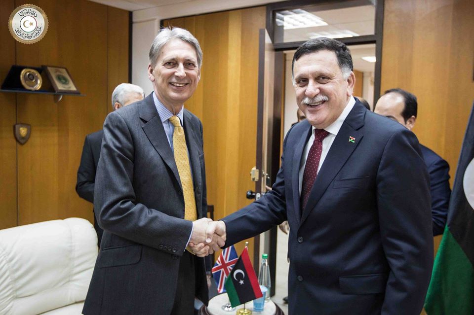 UK offers £10 million for security as British Foreign Secretary meets Serraj in Tripoli