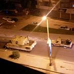 Gunfire and tanks in Tripoli tonight