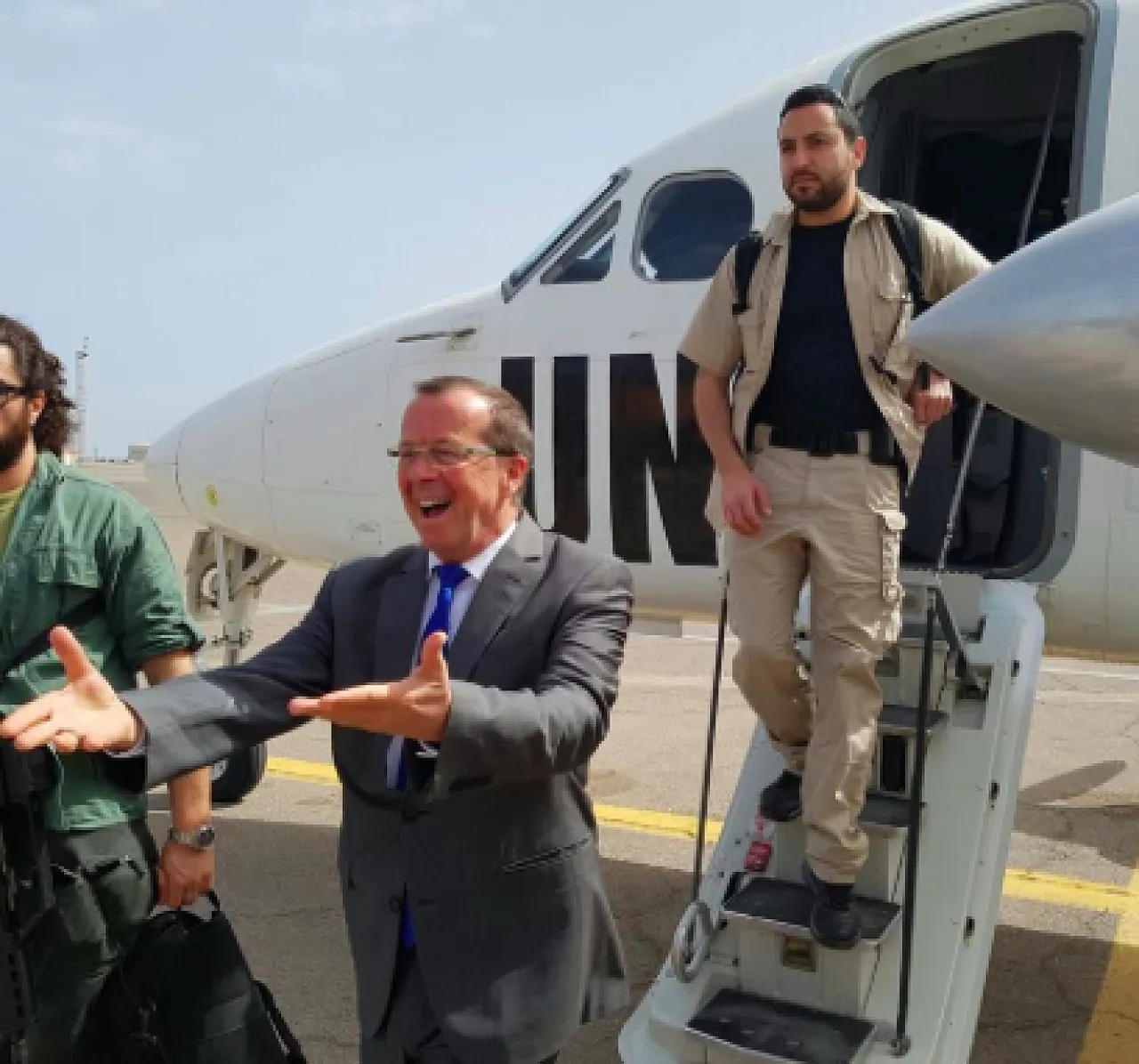 Kobler today announced UNSMIL's Tripoli return (Photo: UNSMIL)