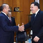 Turkish foreign minister in Tripoli