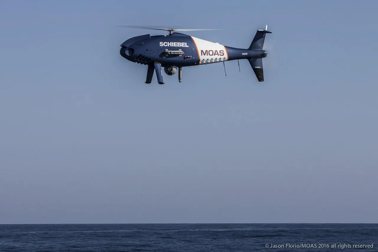 Schiebel S100 camera copter