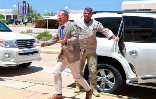 Kobler meets Ibrahim Jadhran in Ras Lanuf