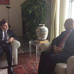 Presidency Council's Fathi Majbri in Rome talks