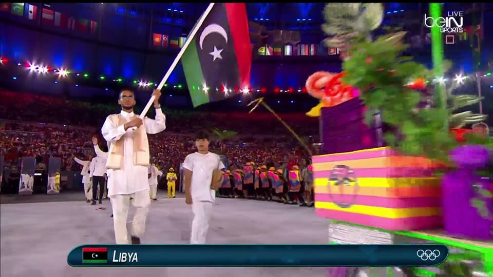 Libya’s Olympic team of seven take part in opening ceremony