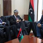 Peter Millett meets LIA’s new Interim Steering Committee chairman in Tripoli
