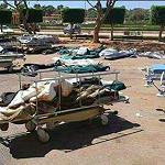 Bodies stored in car park as Benghazi morgues are full