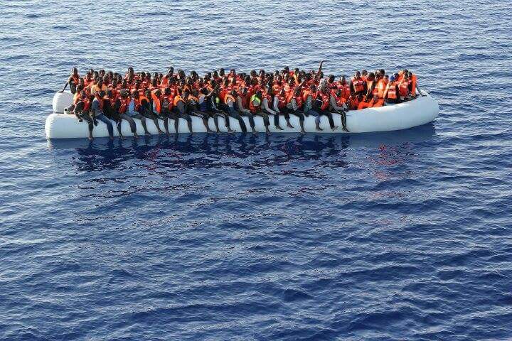 Migrants off Libya (File Photo: MSF)