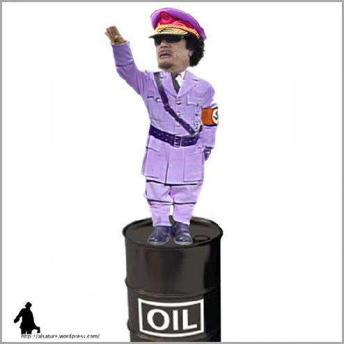 One of Alsature's Qaddafi lampoons