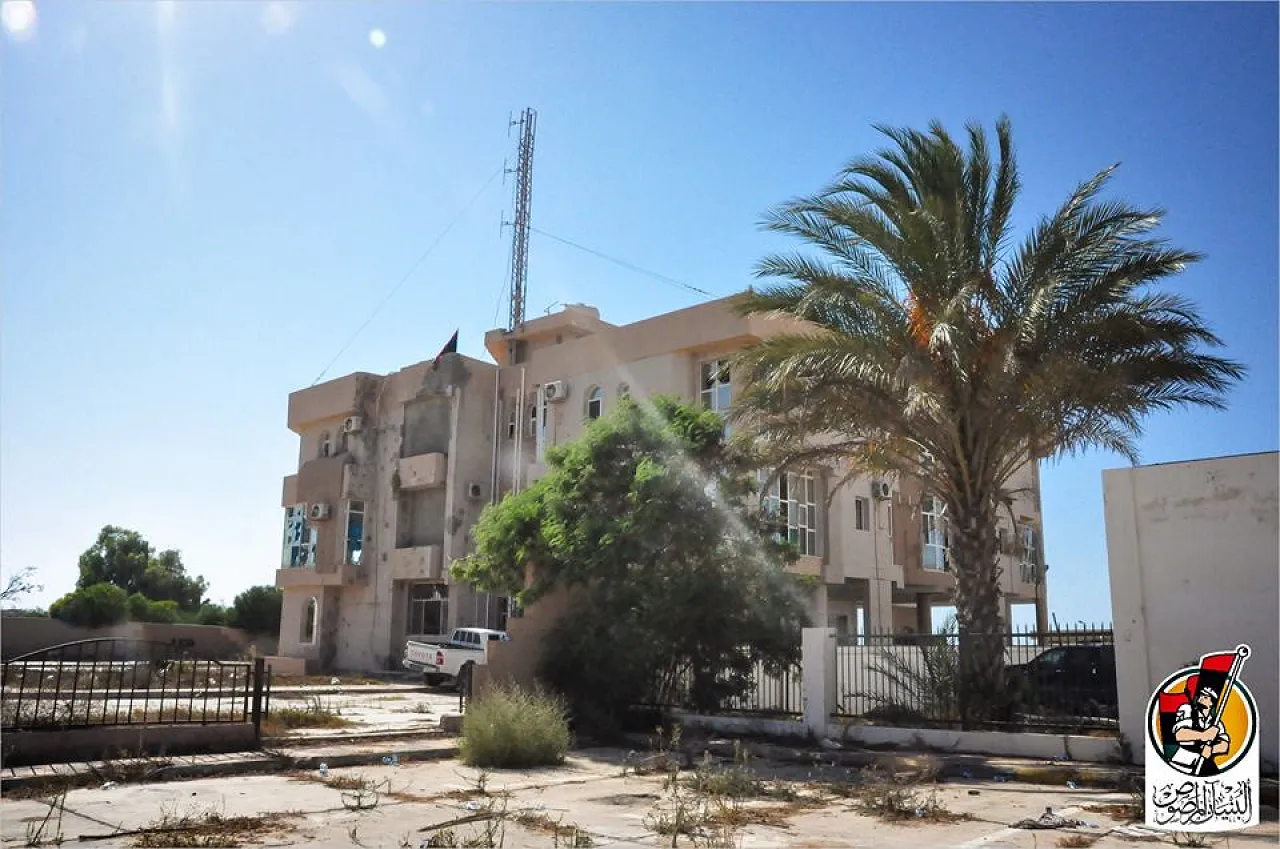 Sirte radio station after its recapture last year (Photo: Bunyan Marsous)