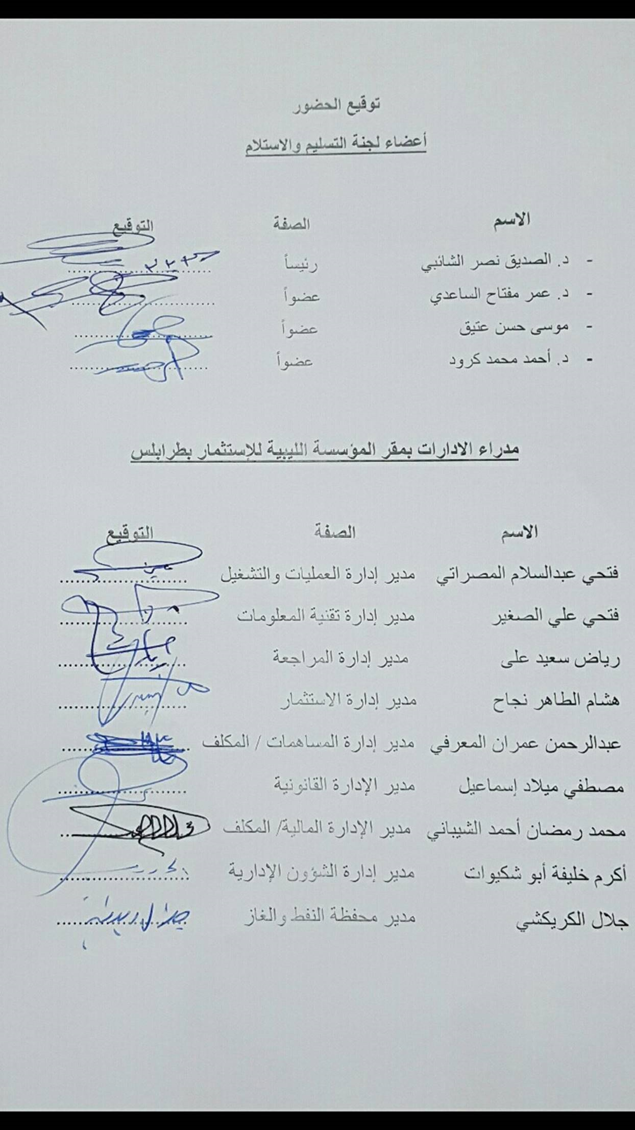 Tripoli and Malta LIA handover to PC/GNA Interim Steering Committee