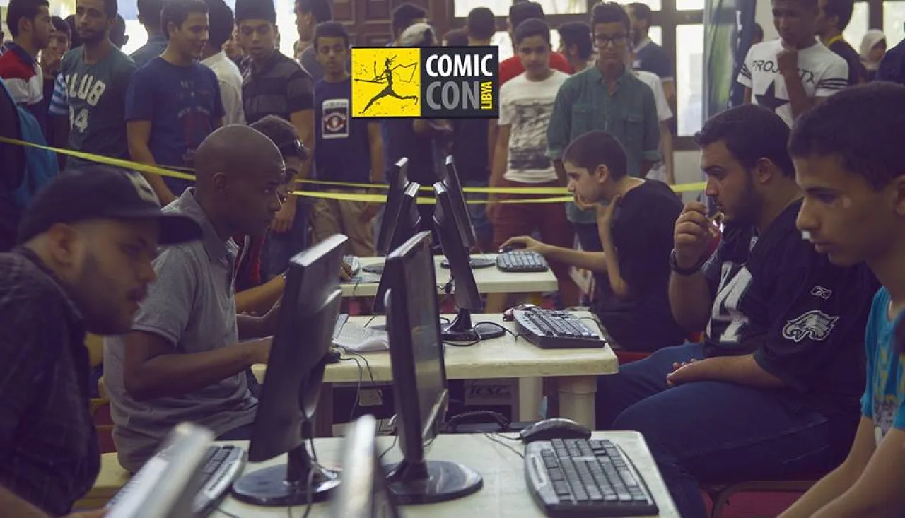 Gaming was very popular at Comic Con Libya (Photo: Comic Con Libya).