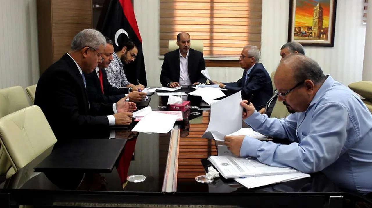 Kajman meets with Zawia and Sabratha university deans (Photo: Presidency Council)