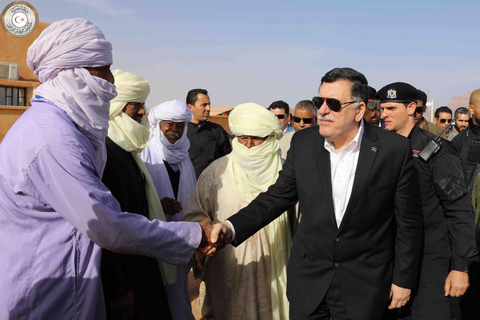 Serraj in Ghat looking at town's problems