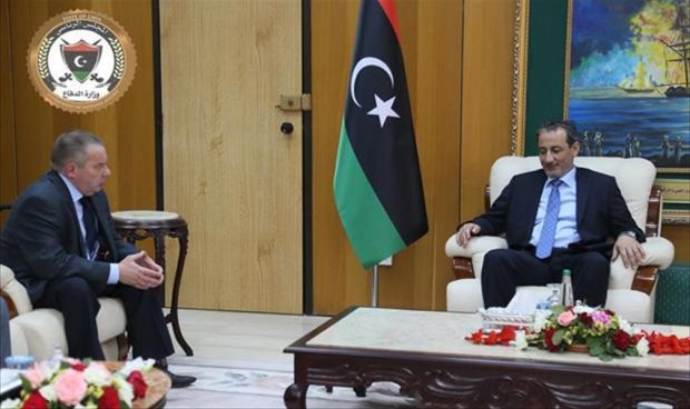 Russian ambassador in Tripoli defence talks