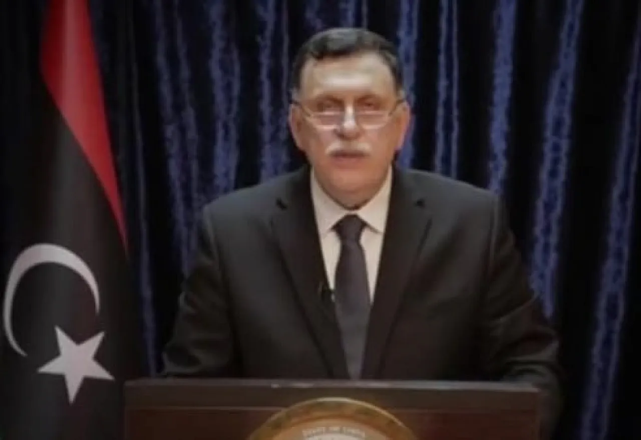 PC head Faiez Serraj turns to the Russians (File photo)