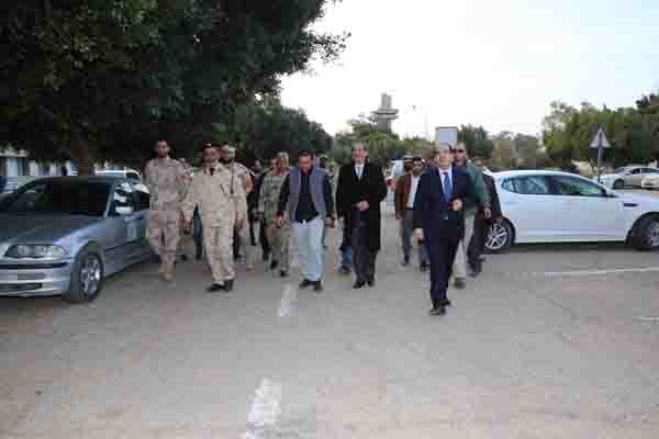 Maetig and Barghathi shun LNG threat to visit 302 Brigade HQ