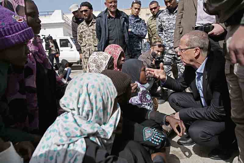 Kobler visits migrant detention centre in Tripoli