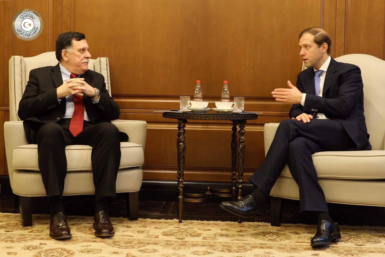 Serraj, Maetig in Russian trade talks
